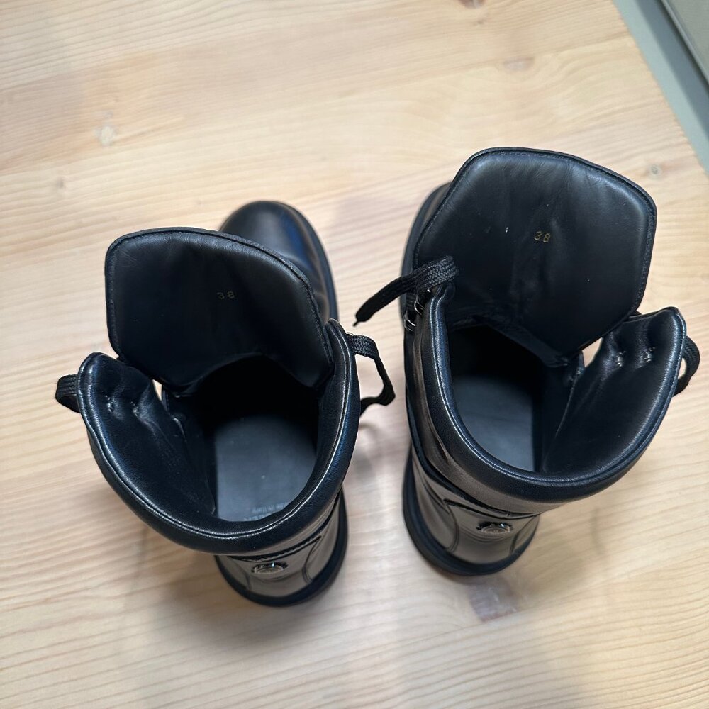 Moncler Combat Boots - Black (Women's EU 38/Size 8) - Picture 8 of 13
